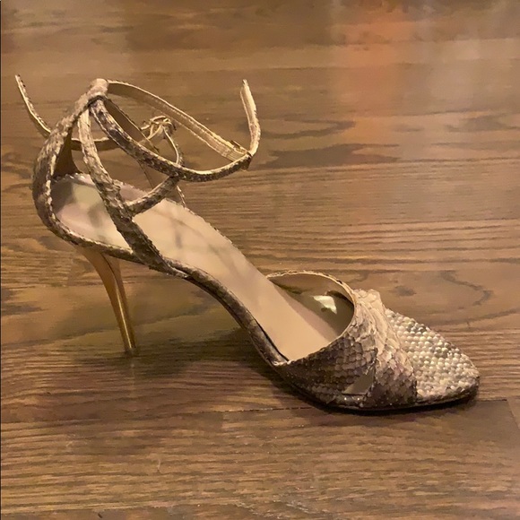 stuart weitzman snakeskin sandals